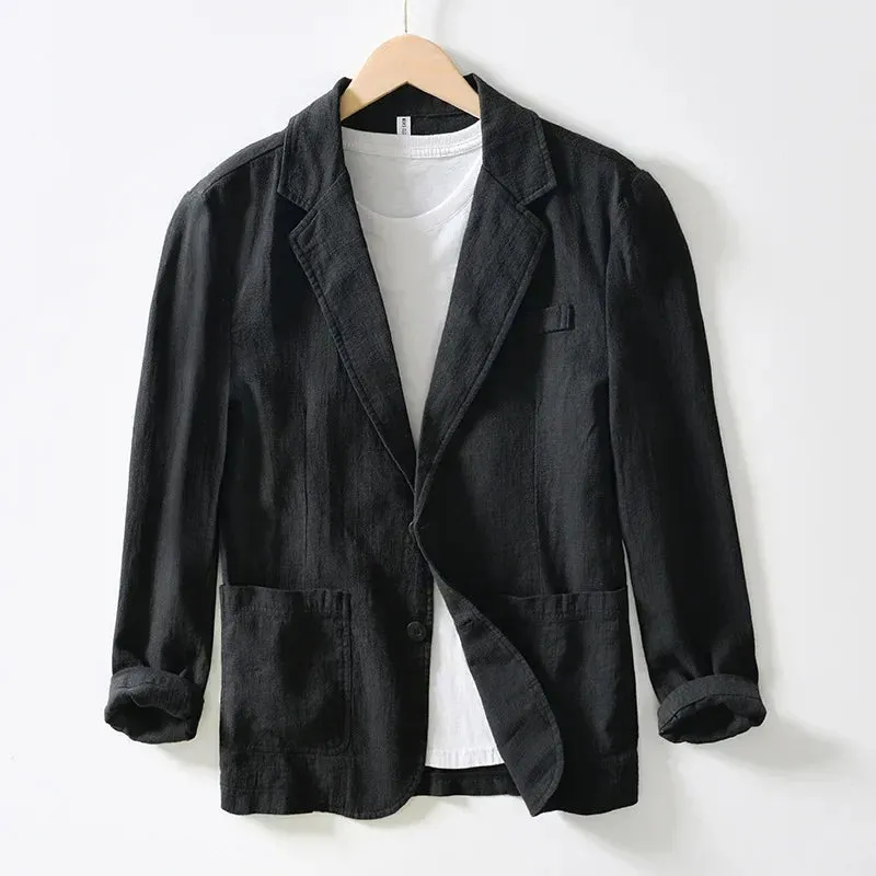 Stylish Breathable Linen Blazer