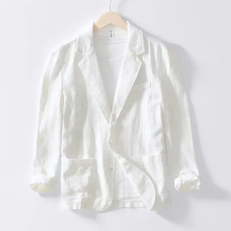 Stylish Breathable Linen Blazer