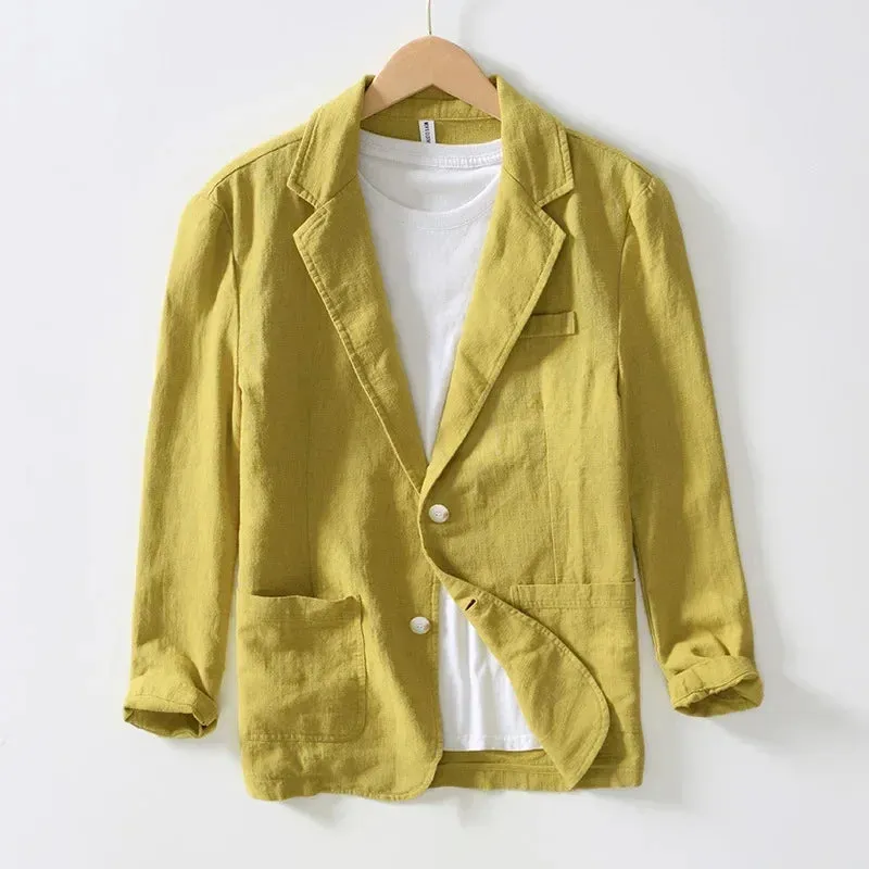 Stylish Breathable Linen Blazer