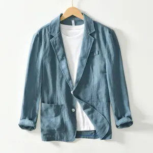 Stylish Breathable Linen Blazer