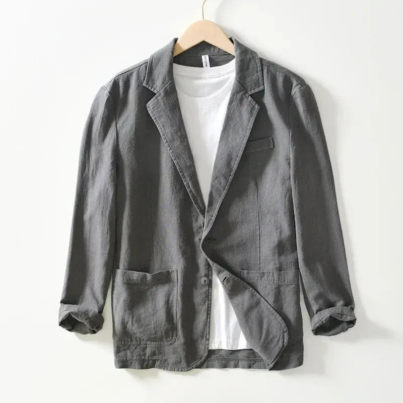 Stylish Breathable Linen Blazer