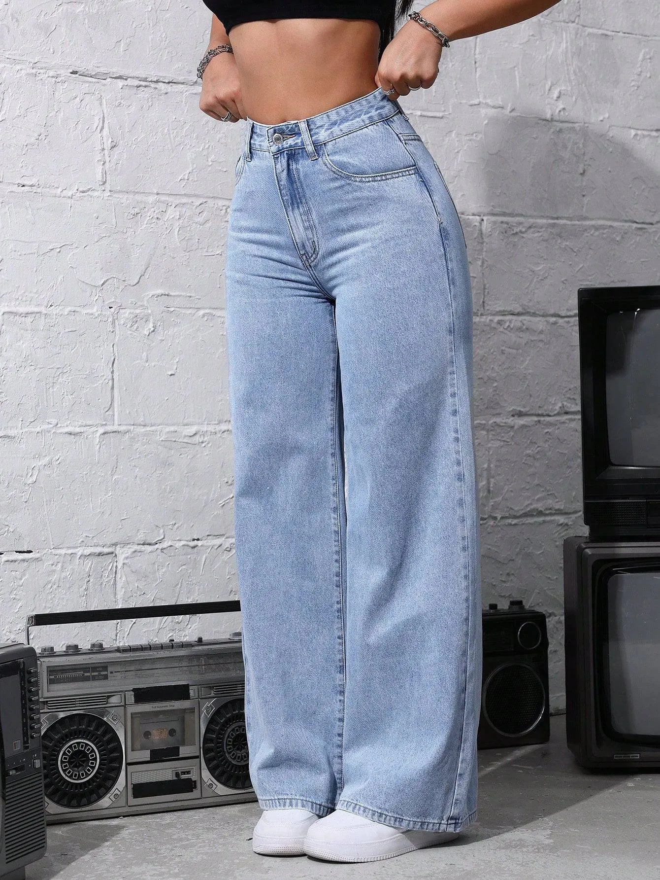 Sunlit Sway Ultra-Stretch Straight Leg Denim