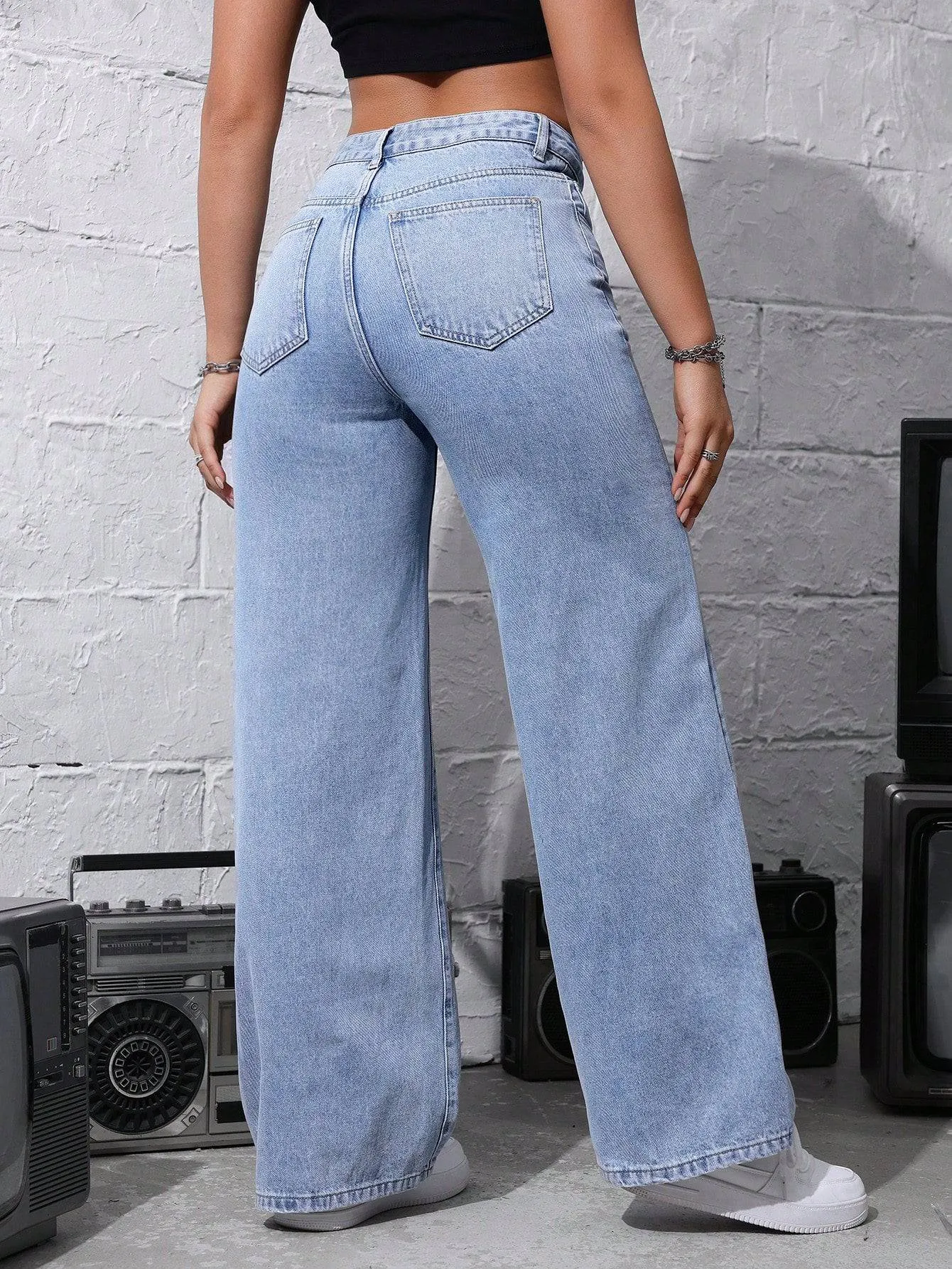 Sunlit Sway Ultra-Stretch Straight Leg Denim