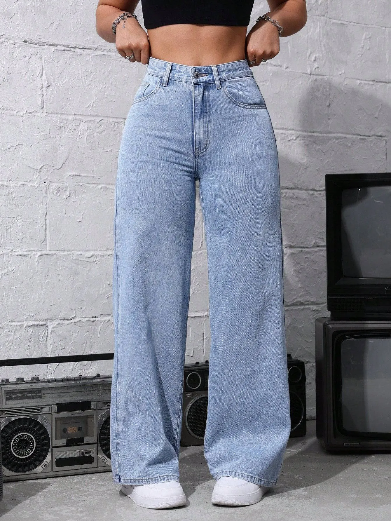 Sunlit Sway Ultra-Stretch Straight Leg Denim
