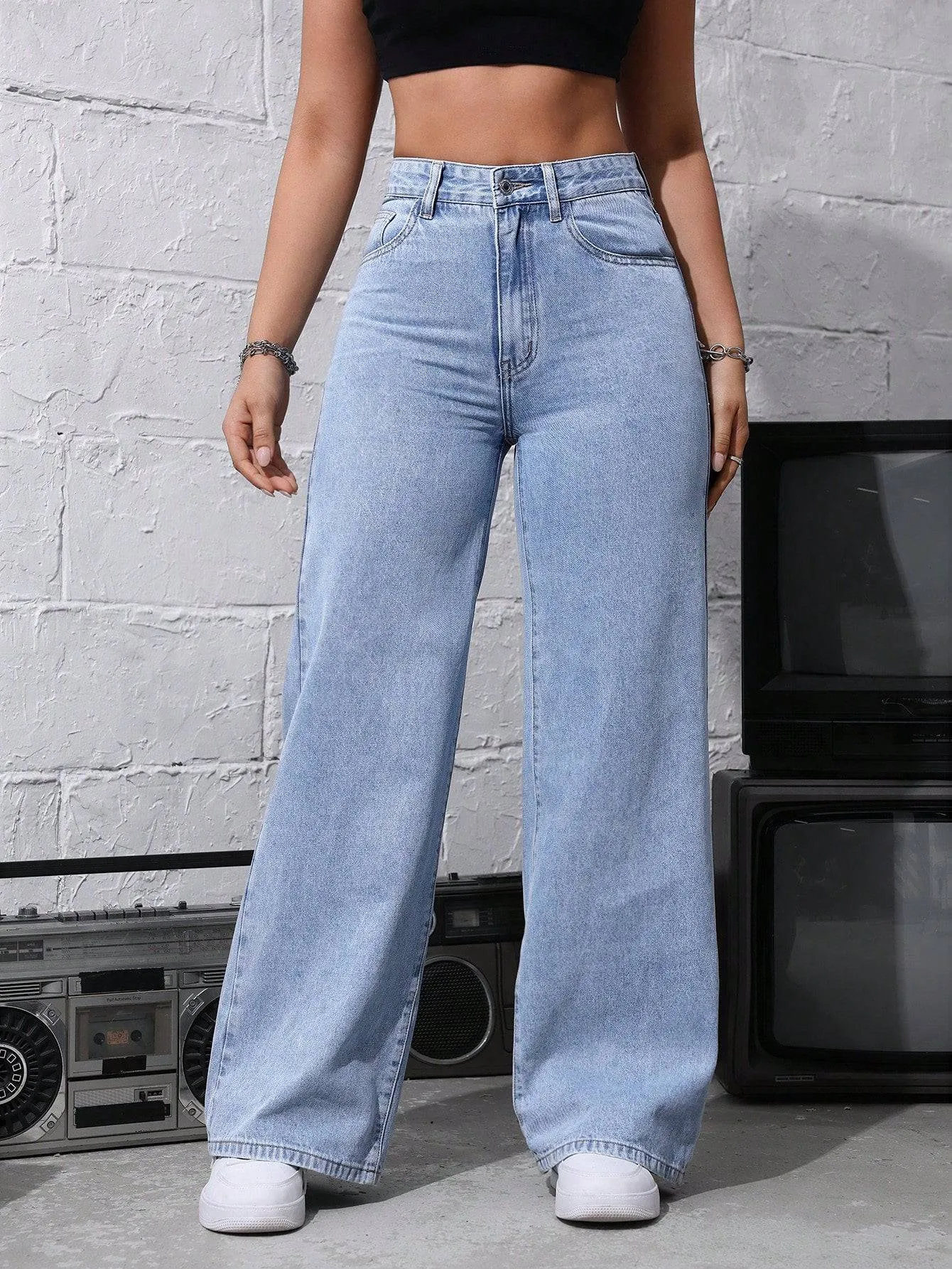Sunlit Sway Ultra-Stretch Straight Leg Denim