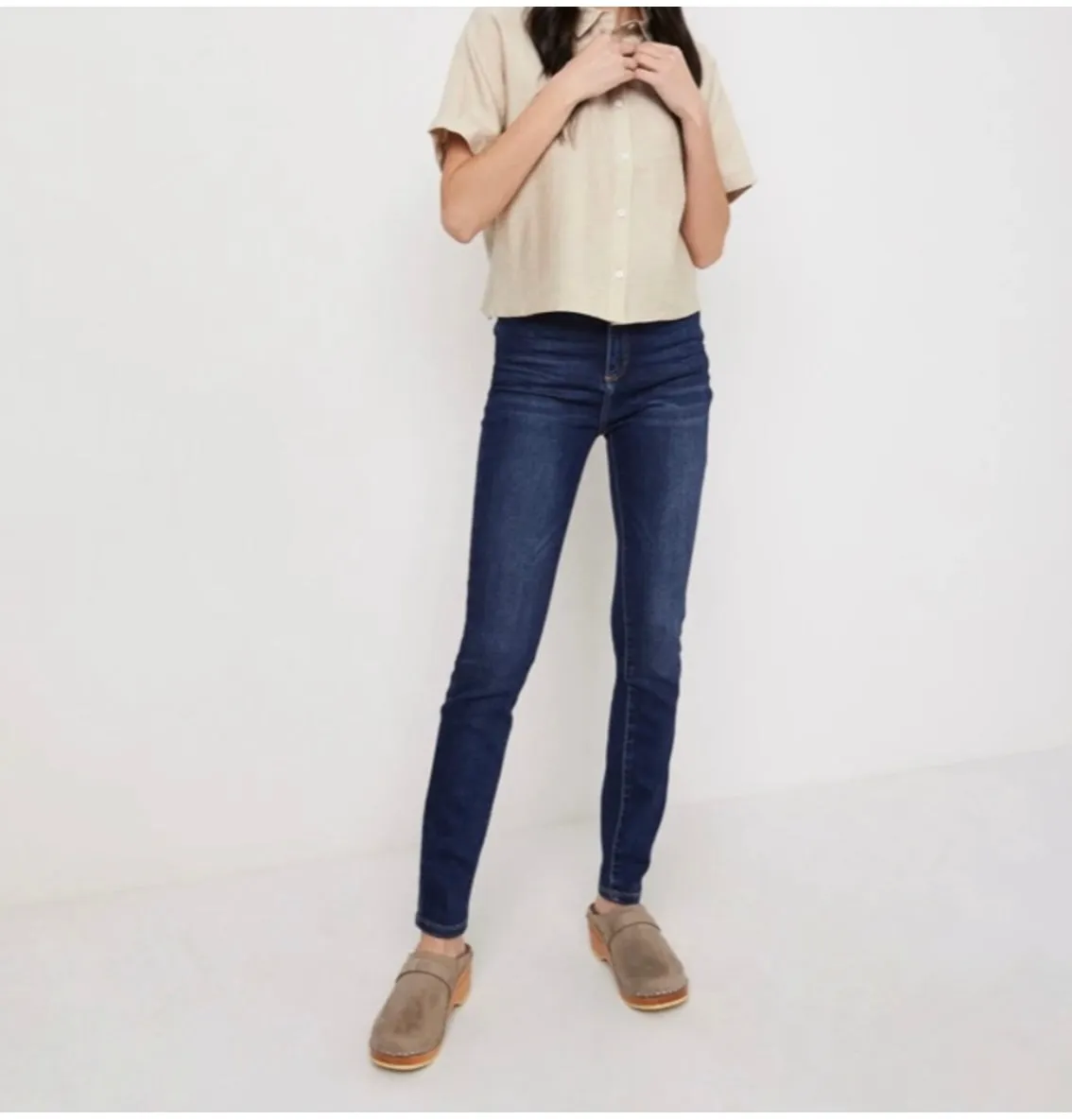 Tailor Made “high rise slim straight Brisbane” jeans - 26