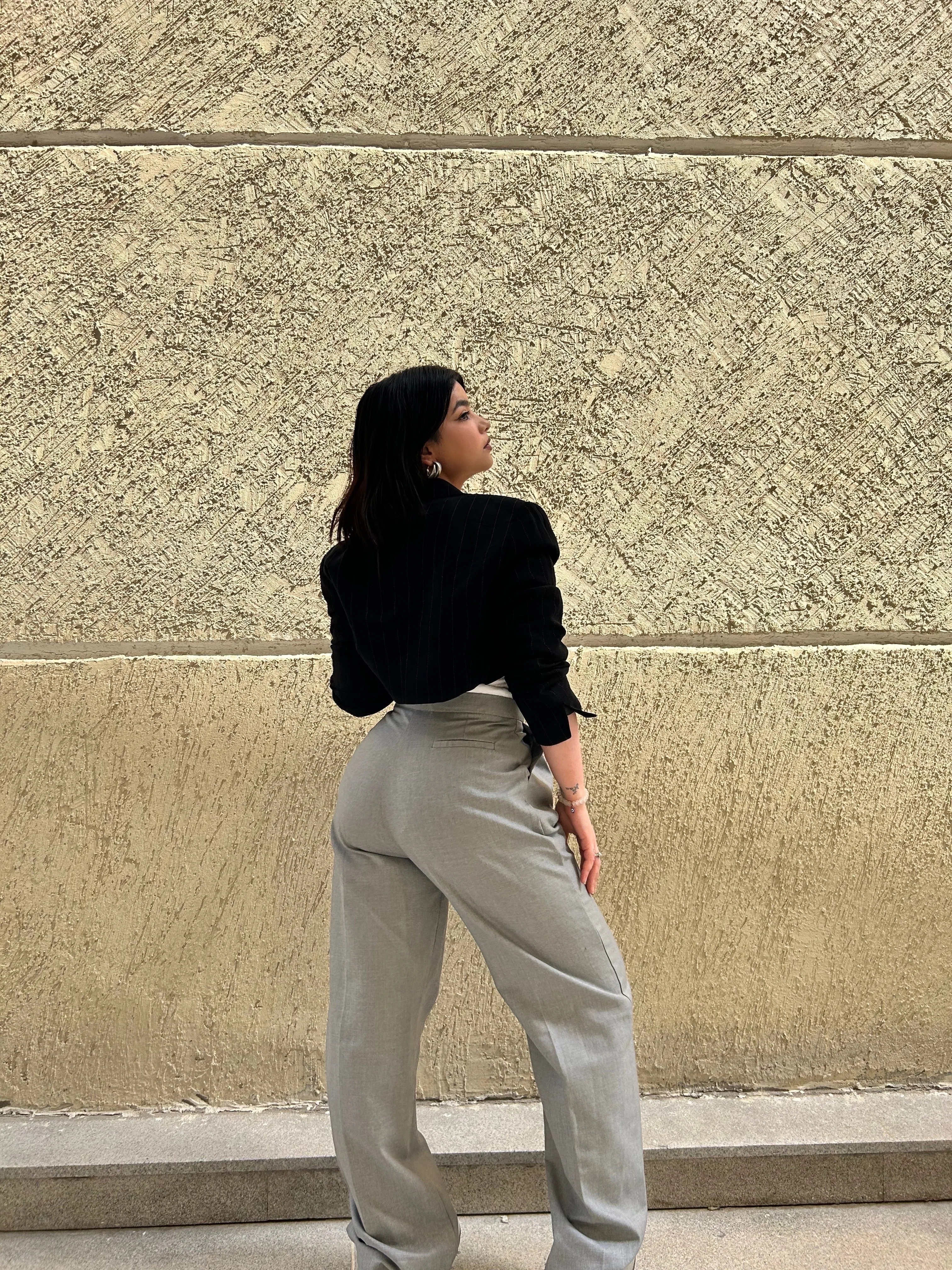 Tailored Drawstring Trousers