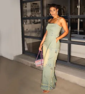 That Cargo Jumpsuit (SAND WASH) RESTOCKED