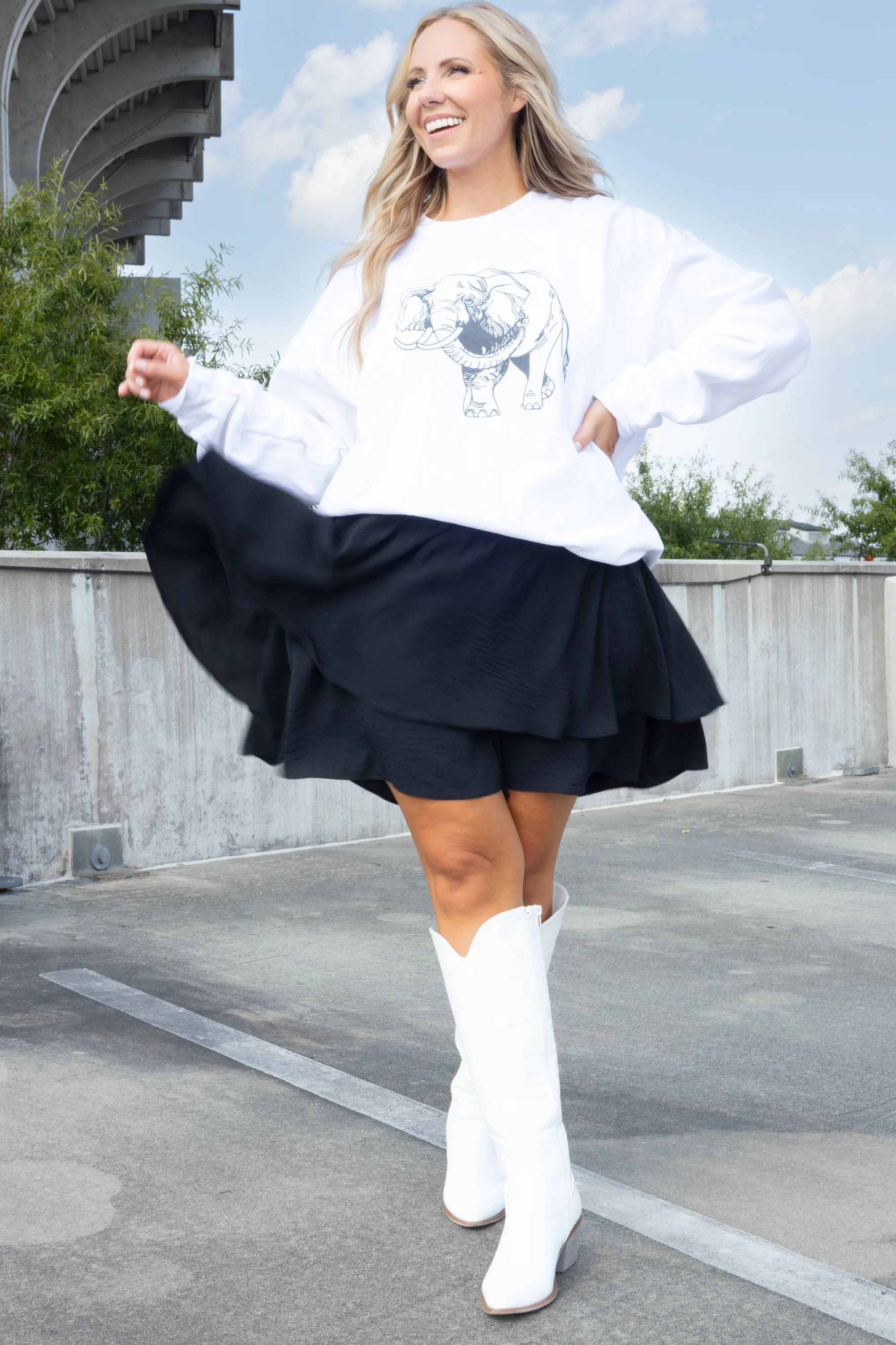 The Perfect Harmony Skort, Black
