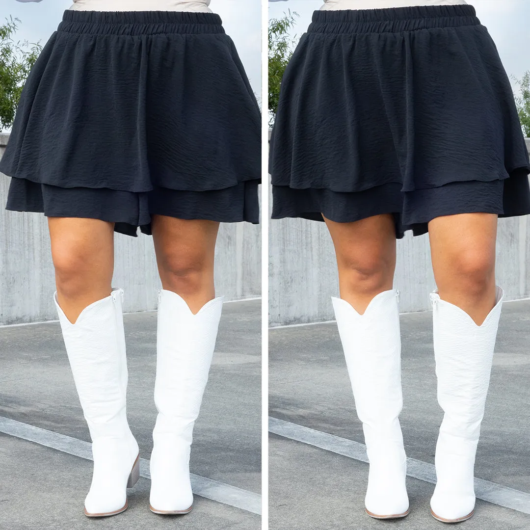 The Perfect Harmony Skort, Black