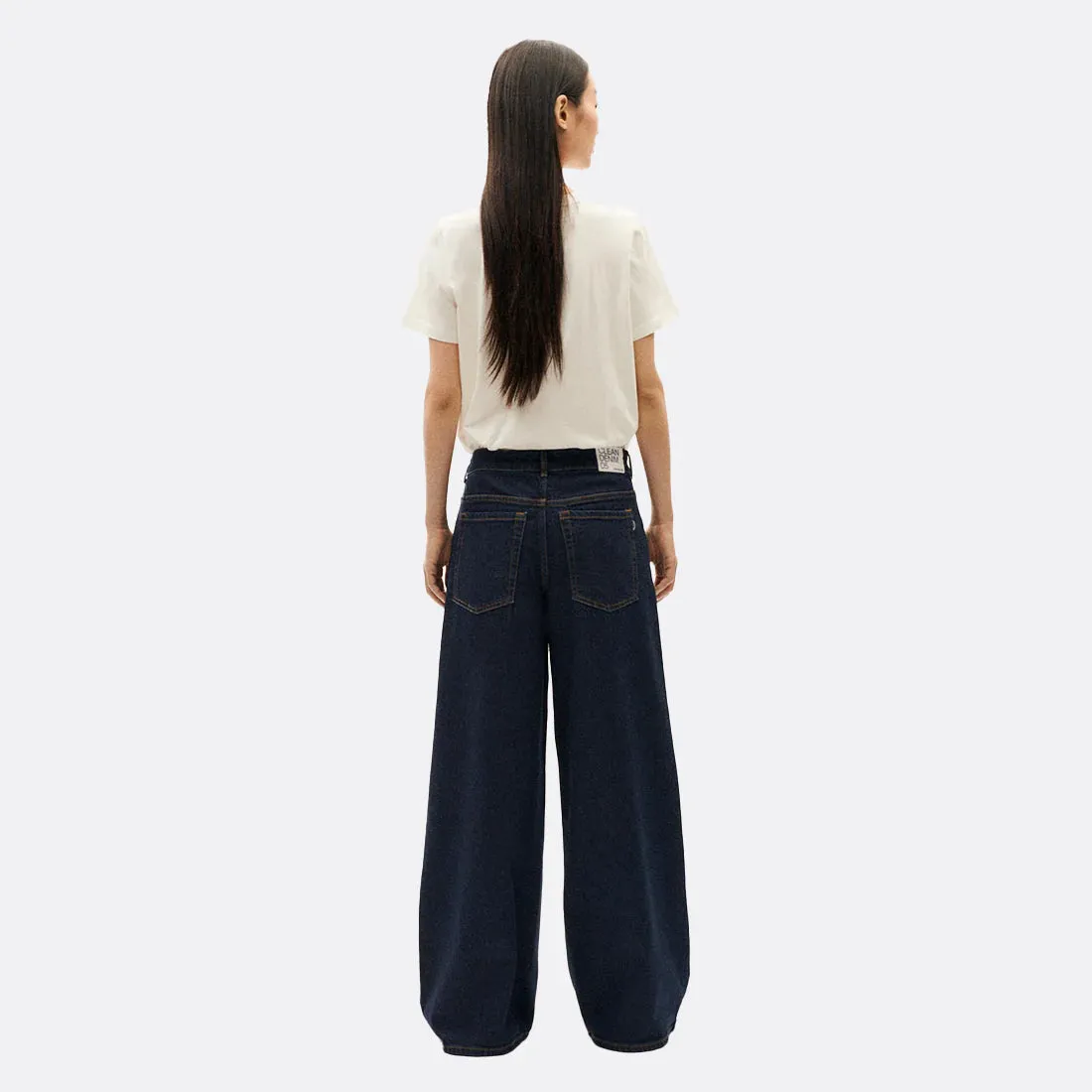 THINKING MU Dark Clean Hedda Jeans