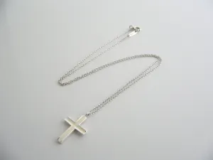 Tiffany & Co Cross Necklace Pendant Charm Christian Gift for Her Love Crucifix