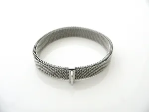 Tiffany & Co Galaxy Charm Steel Stretch Bracelet Bangle Love Gift Cool Excellent