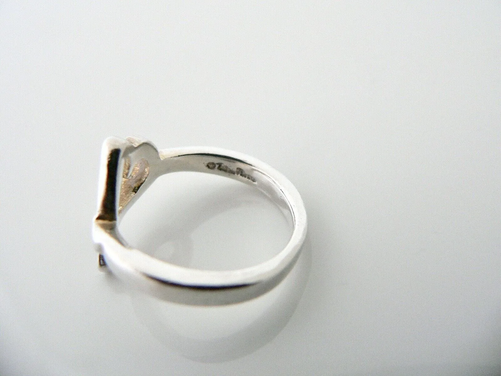 Tiffany & Co Picasso Loving Heart Ring Sz 5 Gift Statement Birthday Anniversary