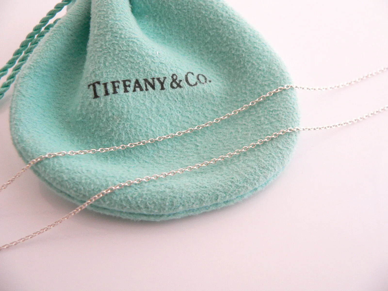 Tiffany & Co Silver Peretti Large Rock Crystal Eternal Circle Necklace Gift Love