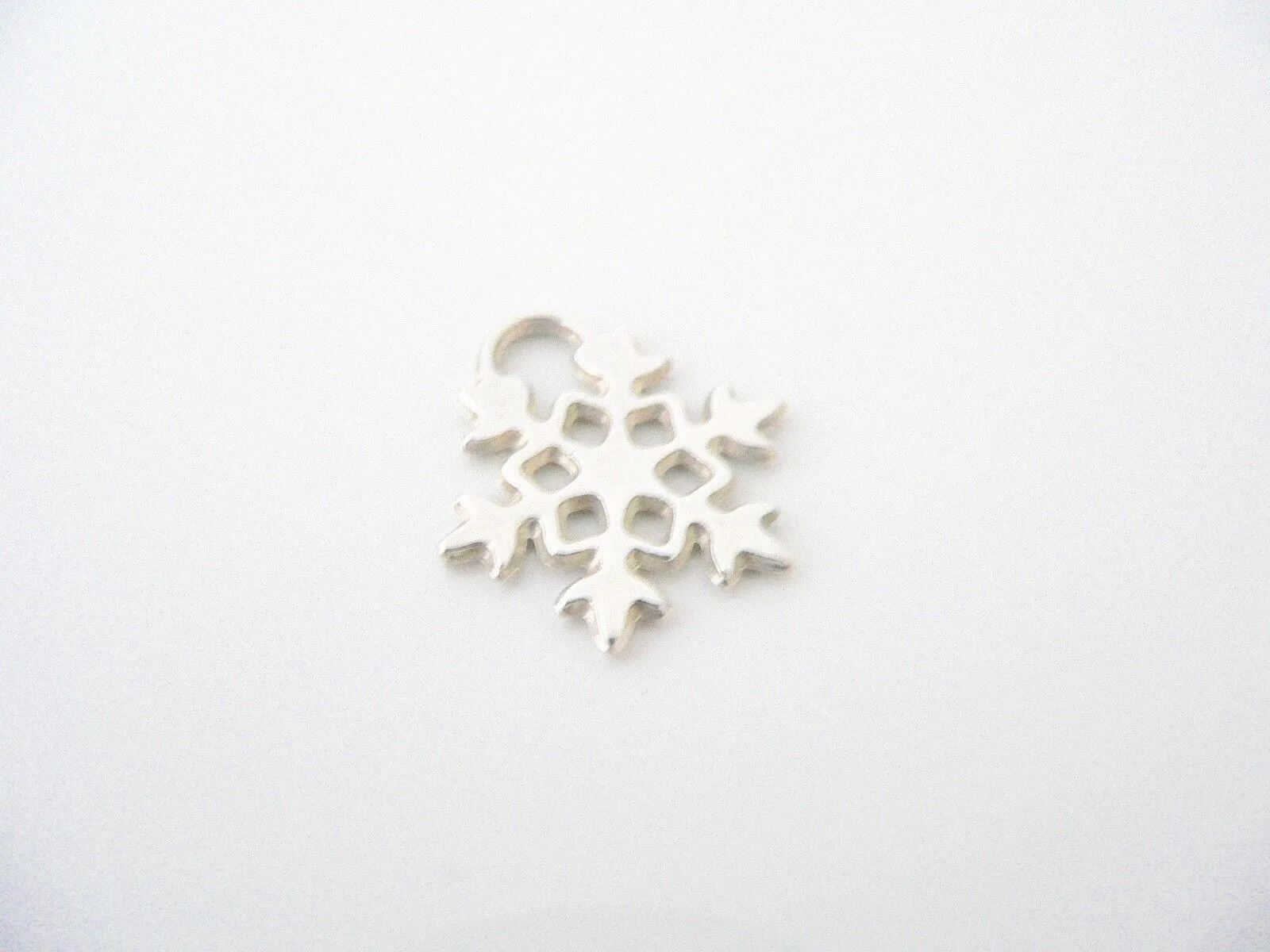 Tiffany & Co Snowflake Charm Silver Pendant 4 Necklace Bracelet Winter Love Gift