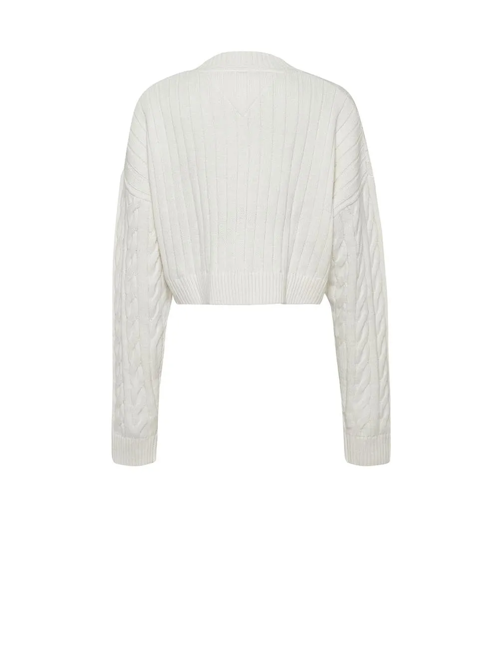 TJW BXY Center Flag Sweater - Ancient White