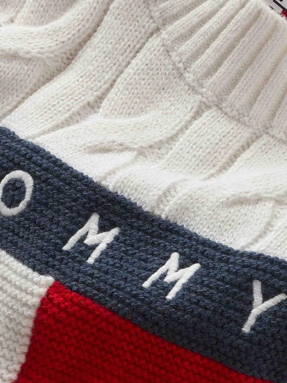 TJW BXY Center Flag Sweater - Ancient White