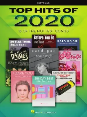 TOP HITS OF 2020, Easy Piano Songbook