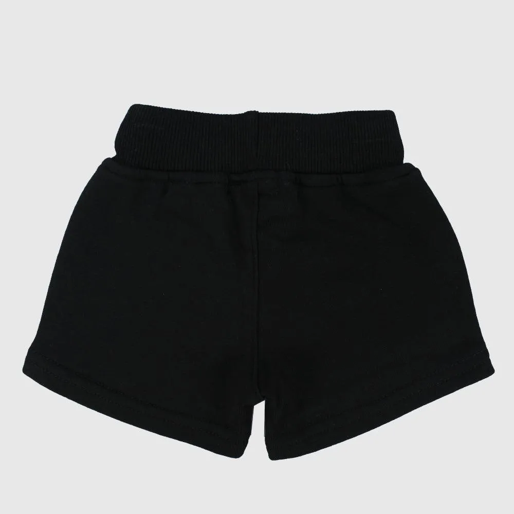 Unisex Black Comfy Shorts