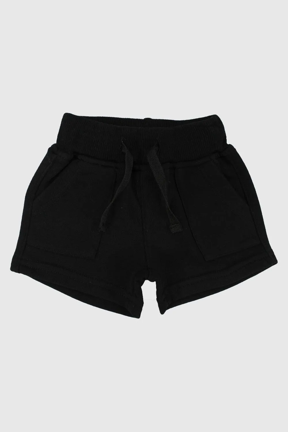 Unisex Black Comfy Shorts