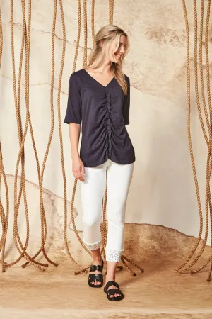 Verge Kali Jean in White 9289XBT