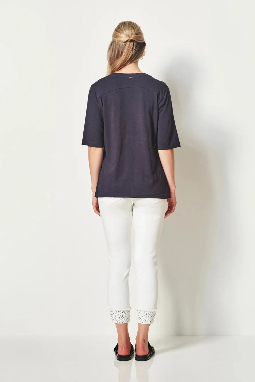 Verge Kali Jean in White 9289XBT