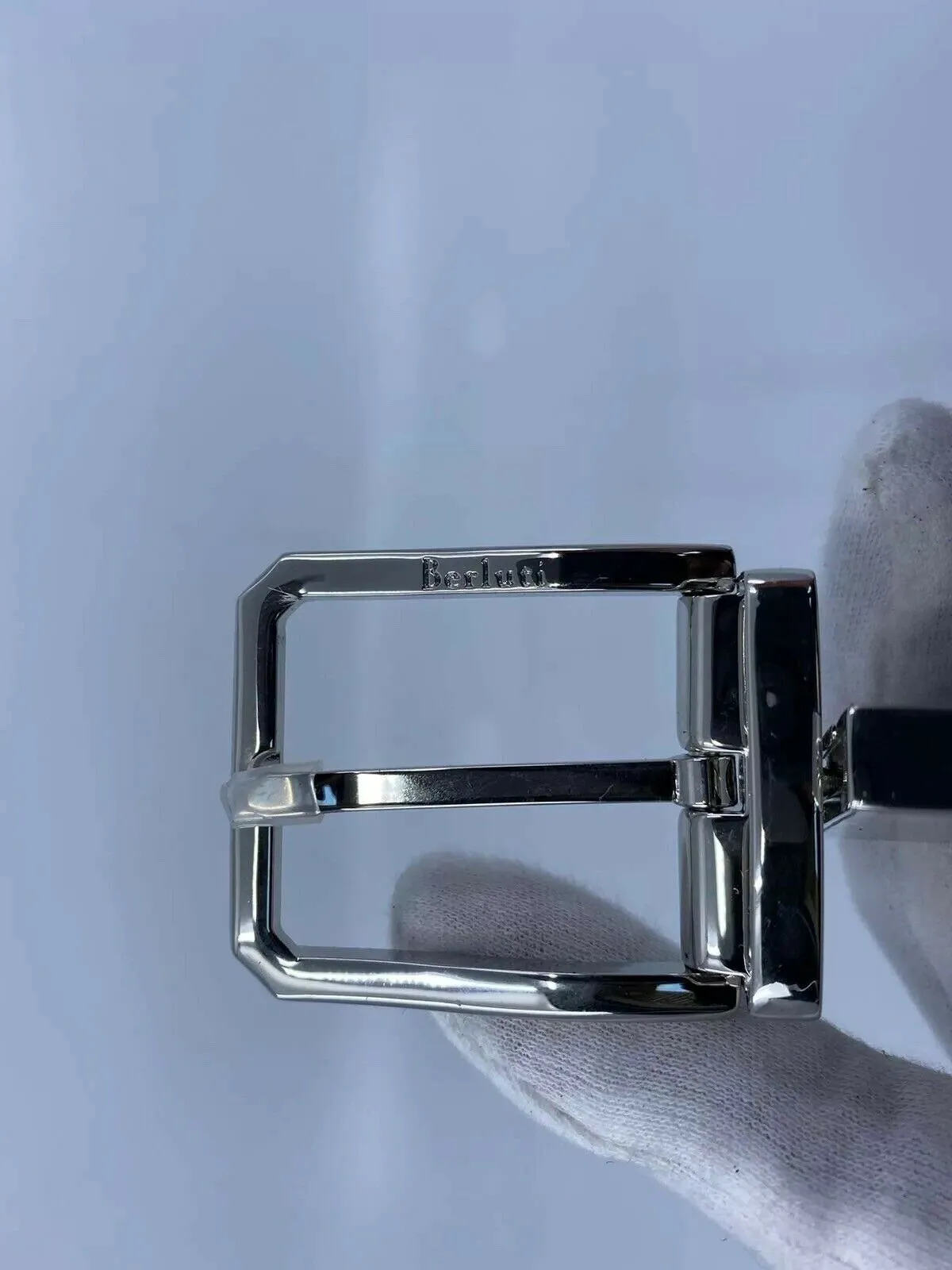 Versatile Reversible Scritto Leather Belt