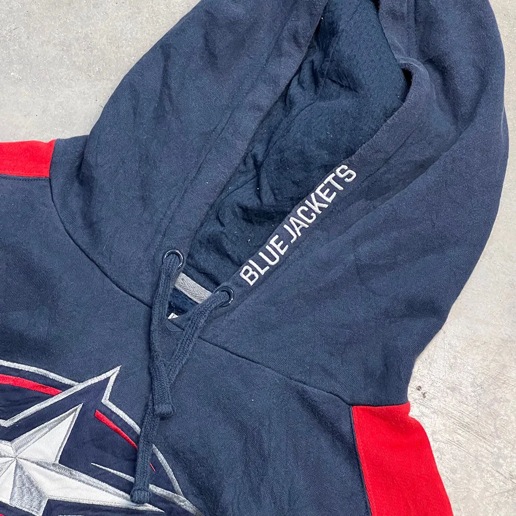 Vintage Blue Jackets Hoodie