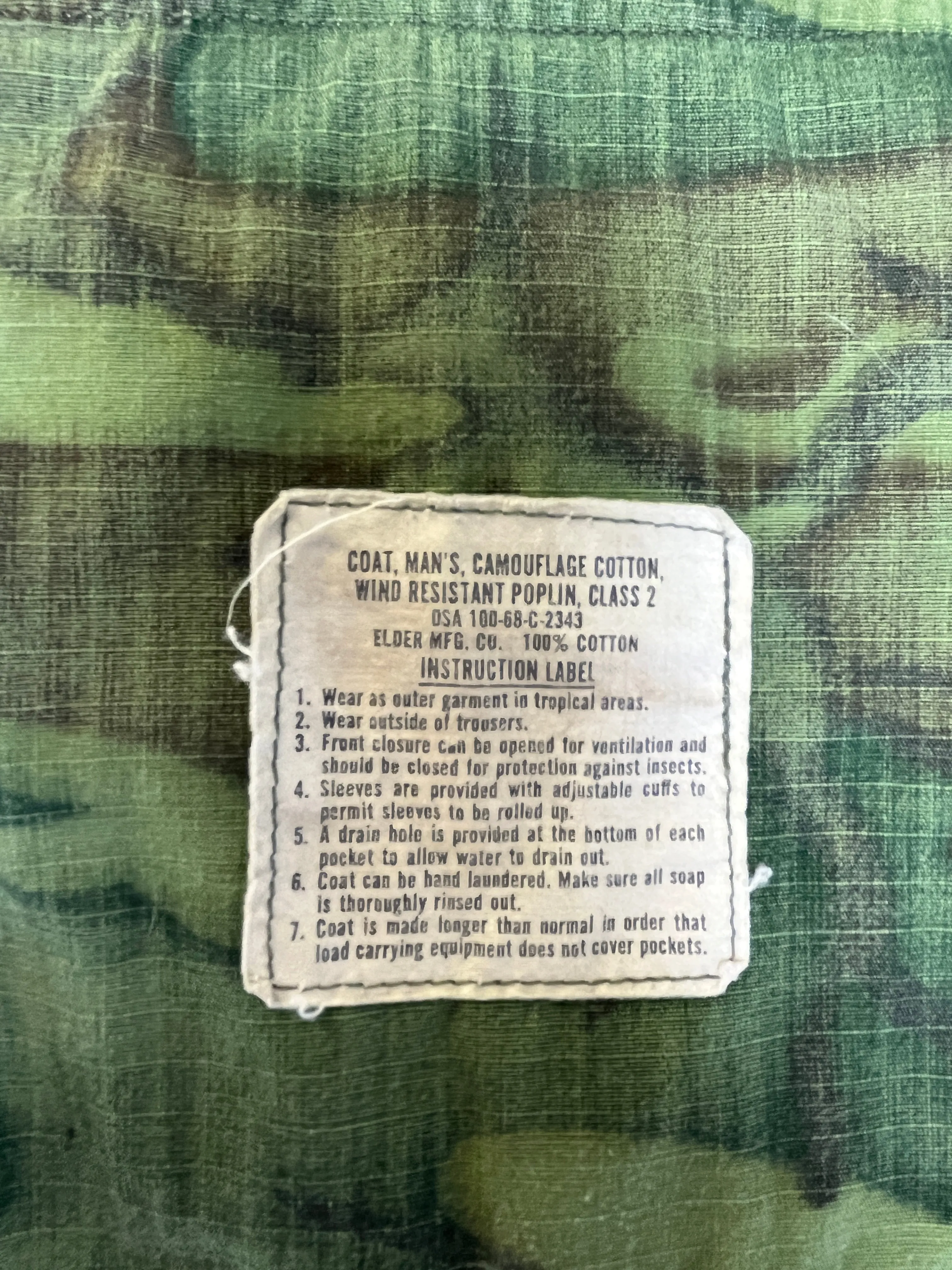Vintage Camouflage Jacket