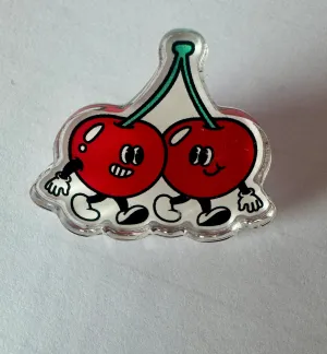 Vintage Cherries Pin