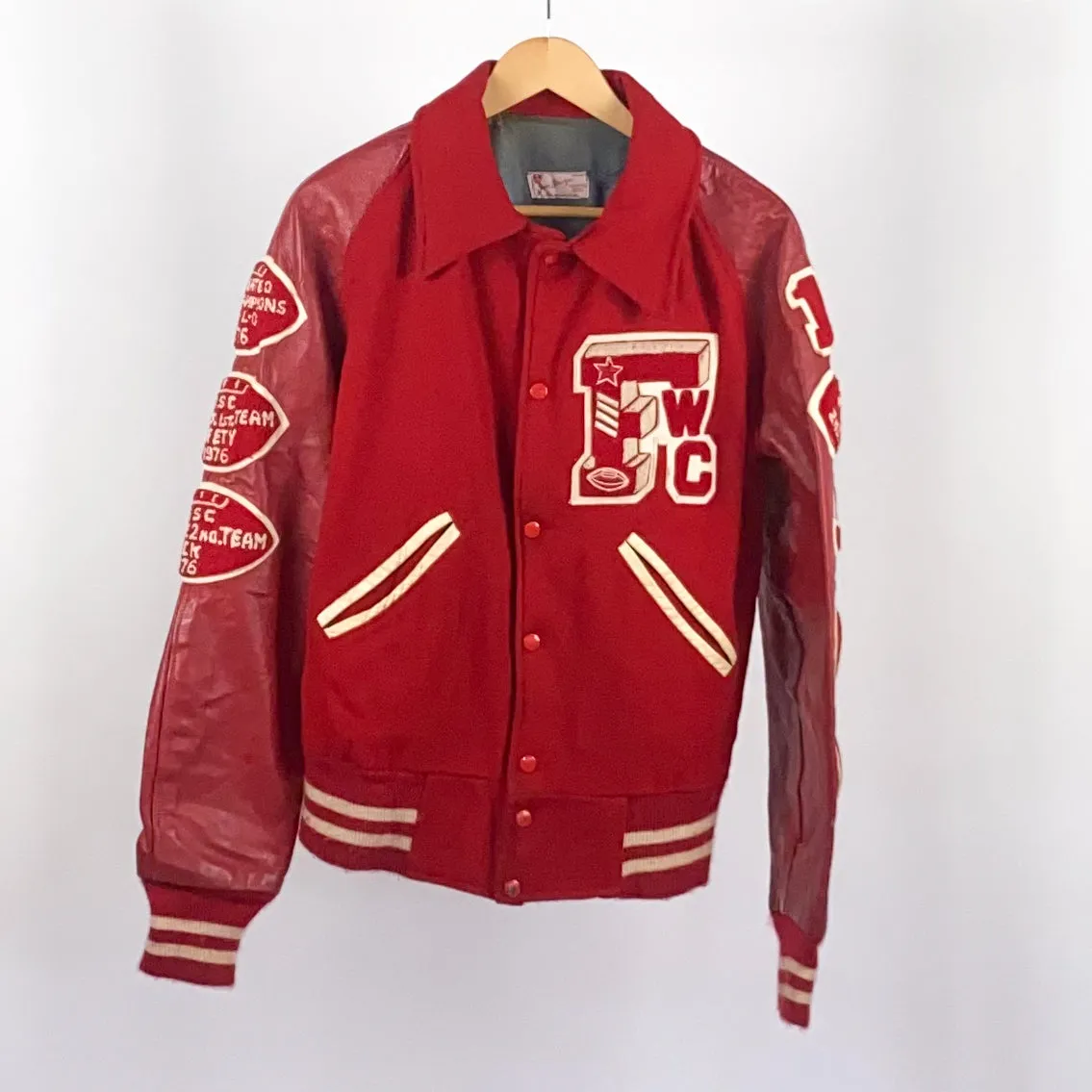 Vintage Letterman F.W.C  Jacket- Medium