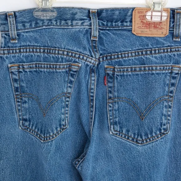 Vintage Levi’s high waist high rise Mom jean 550 Y2K vibe medium wash tapered 10