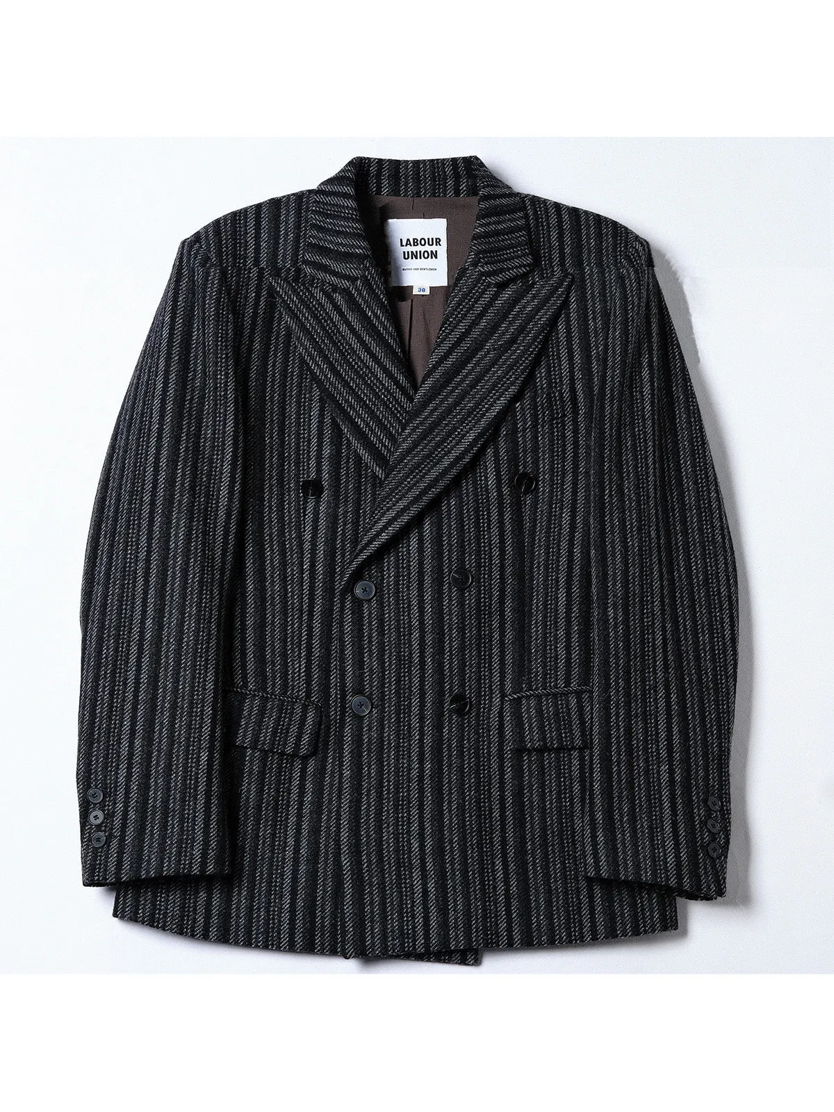 Vintage Striped Double-Breasted Suit