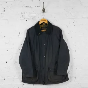 Vintage Women's Barbour Was Jacket - Navy - 18