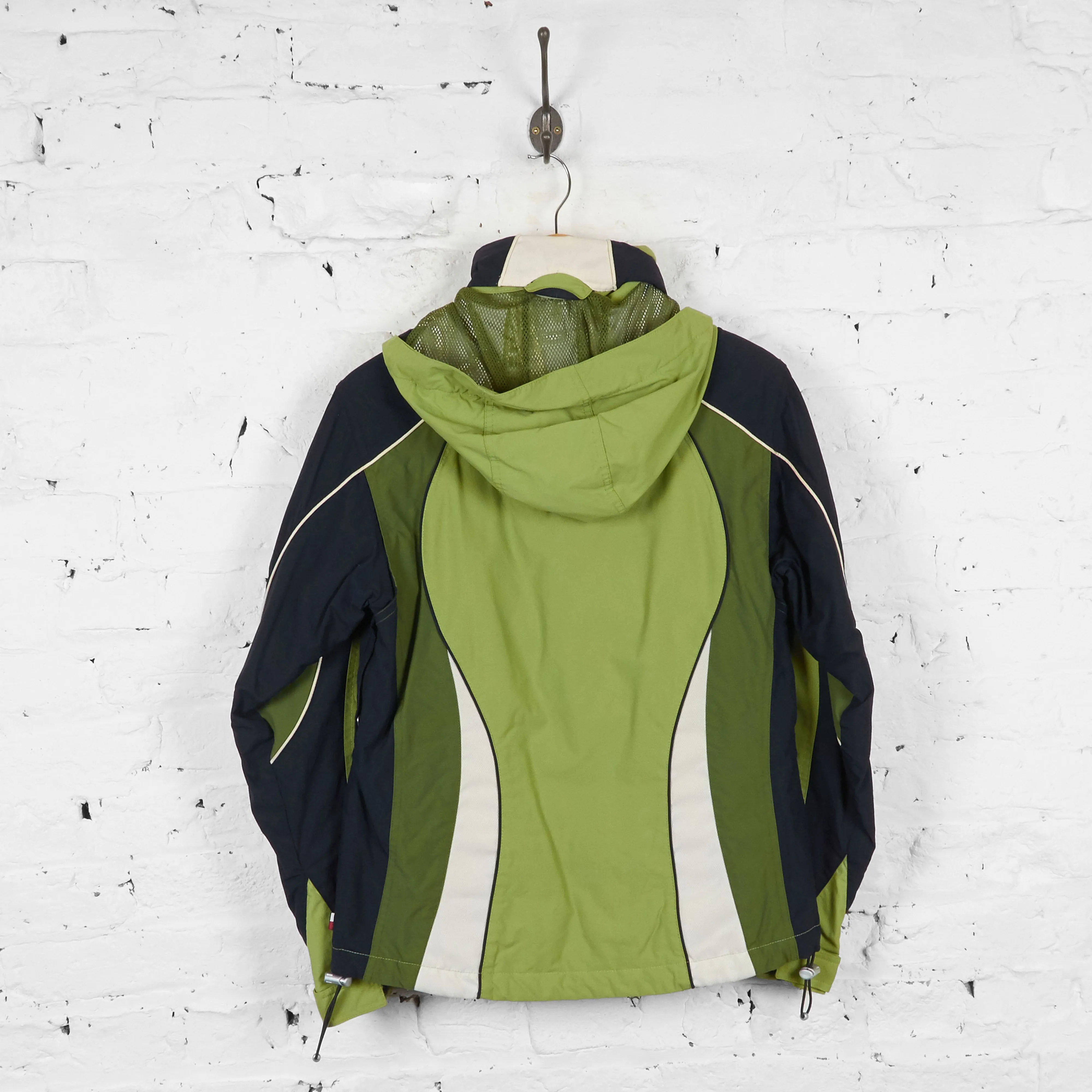 Vintage Women's Tommy Jeans Ski Jacket - Green - M