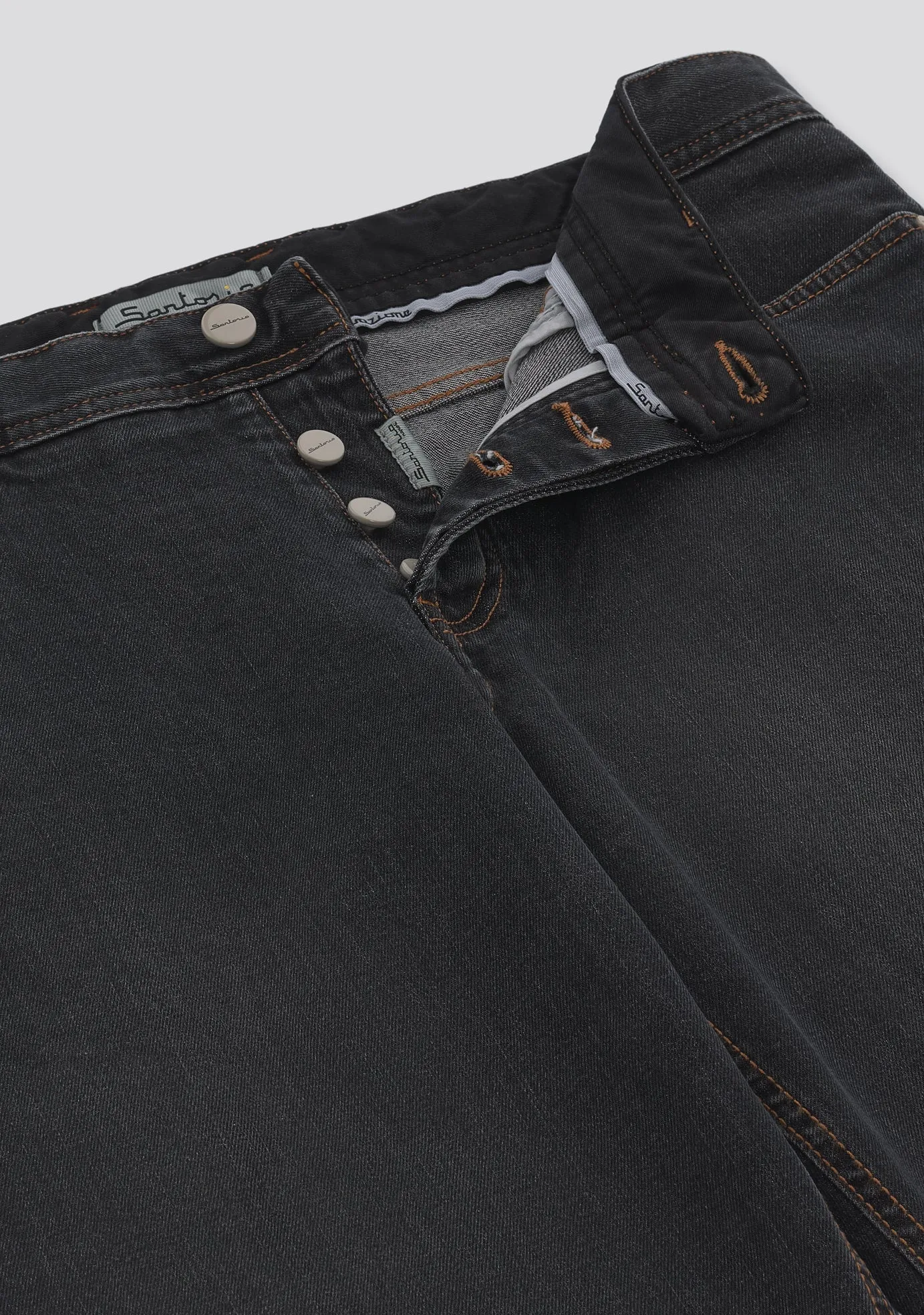 Washed Black Regular Fit Jeans