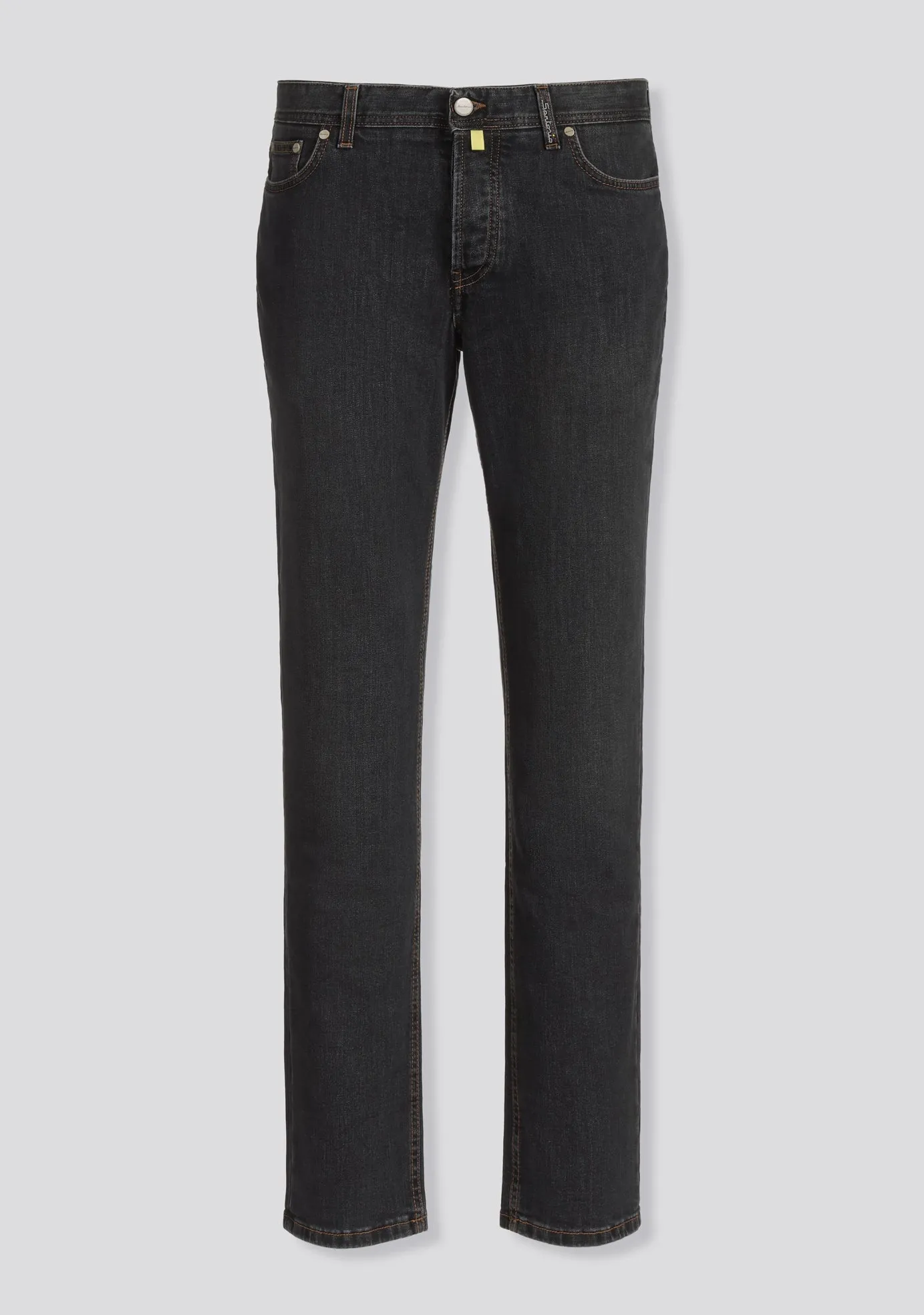 Washed Black Regular Fit Jeans