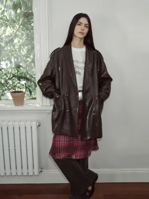 Waxy Sheepskin Jacket
