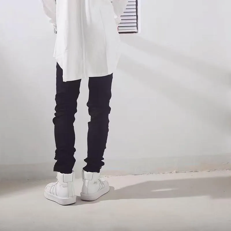 West Louis™ Hip Hop Swag Distressed Slim Jeans [ 3 colors ]