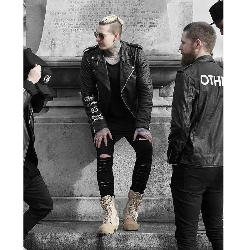 West Louis™ Hip Hop Swag Distressed Slim Jeans [ 3 colors ]