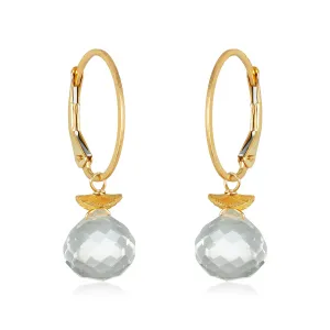 White Topaz Sunday Morning Earrings