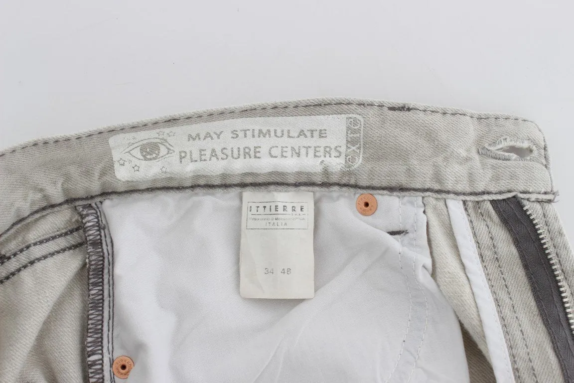 White Wash Cotton Regular Fit Jeans