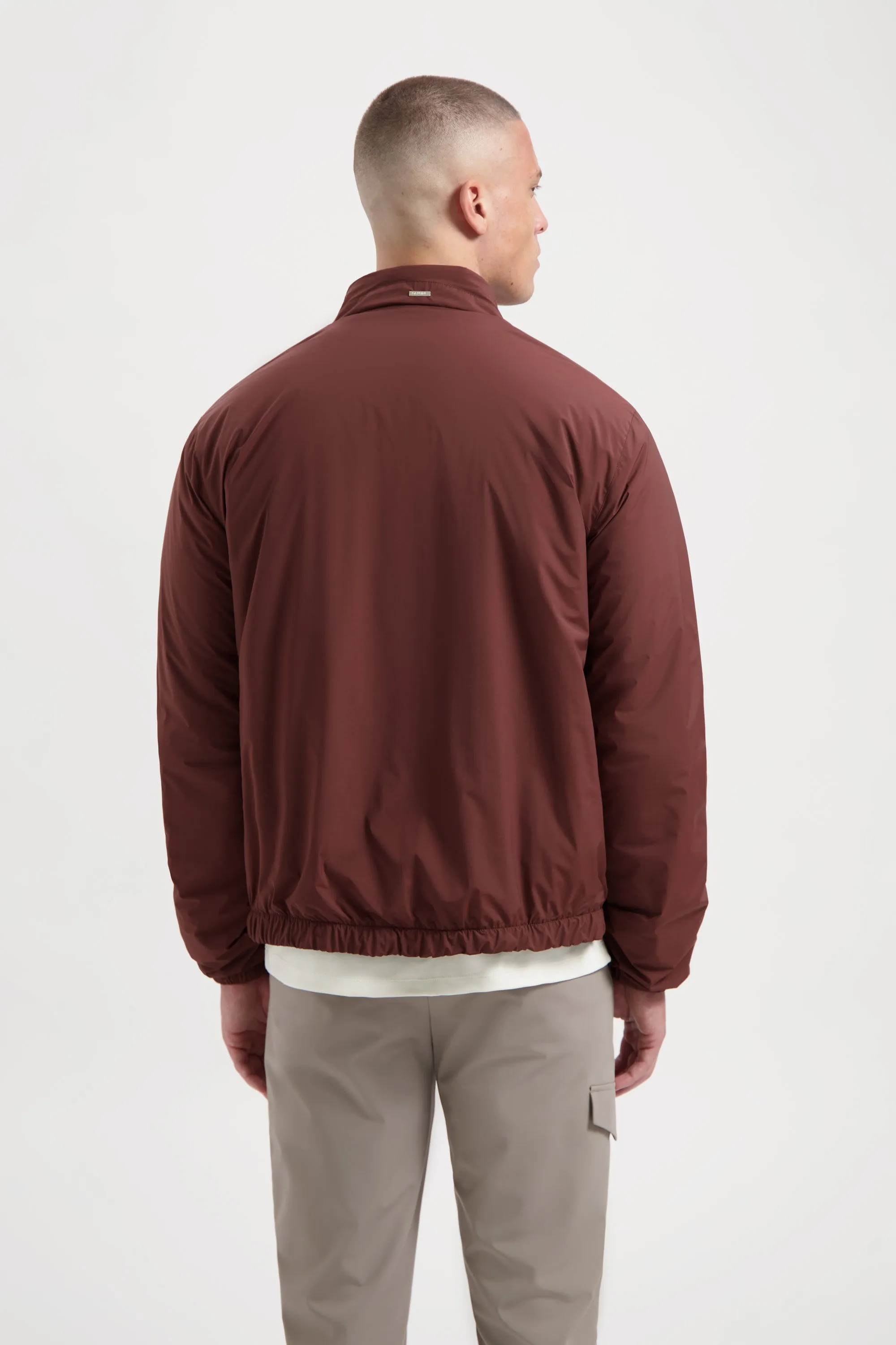 Wind Bomber Jacket Burgundy