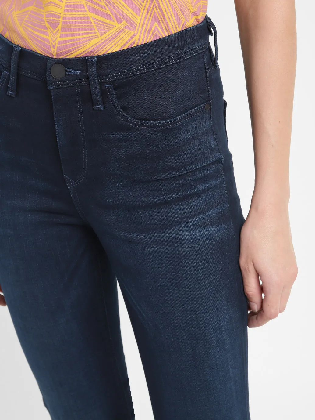 Women's 312 Blue Slim Fit Mid Rise Jeans