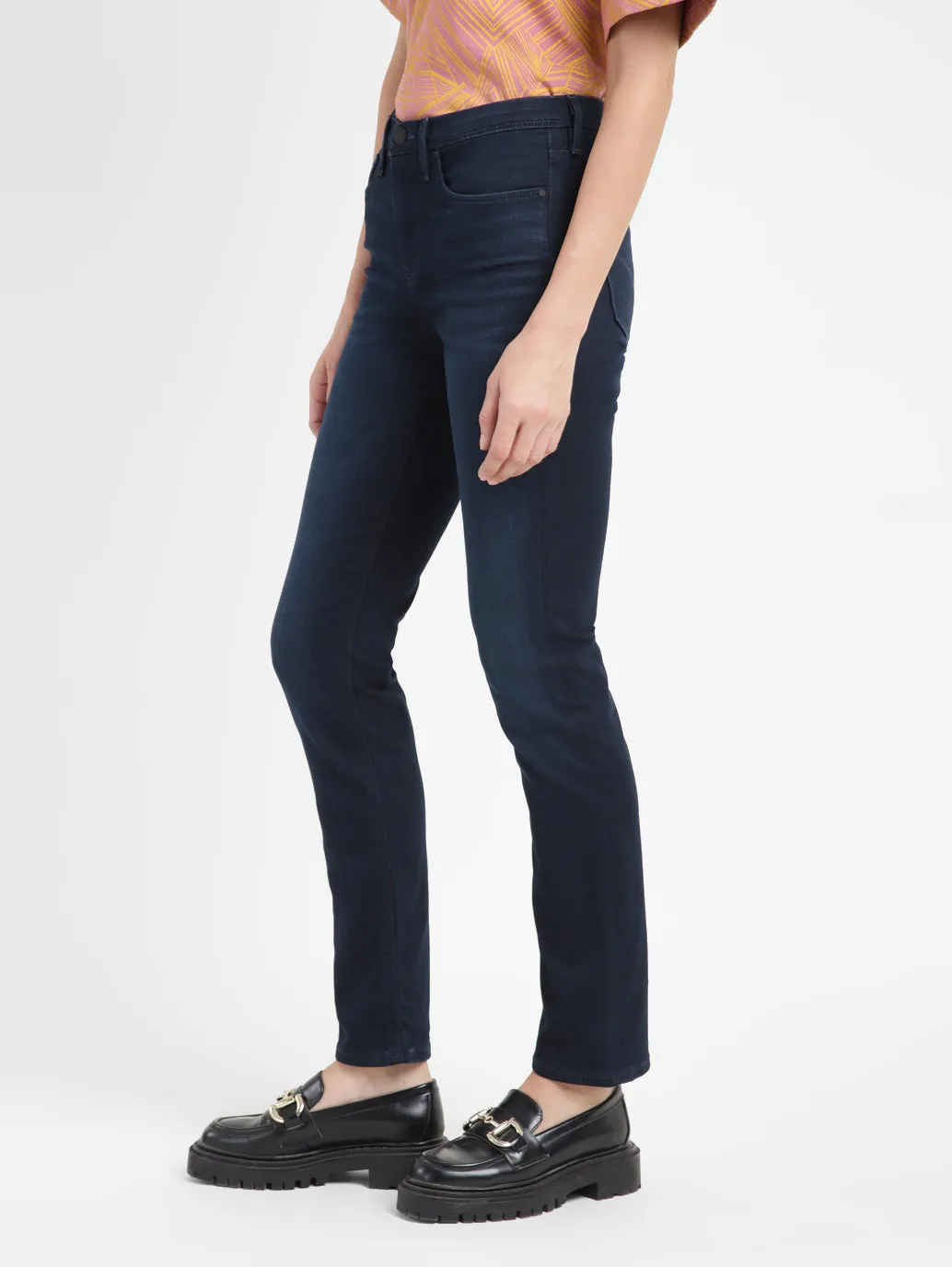 Women's 312 Blue Slim Fit Mid Rise Jeans