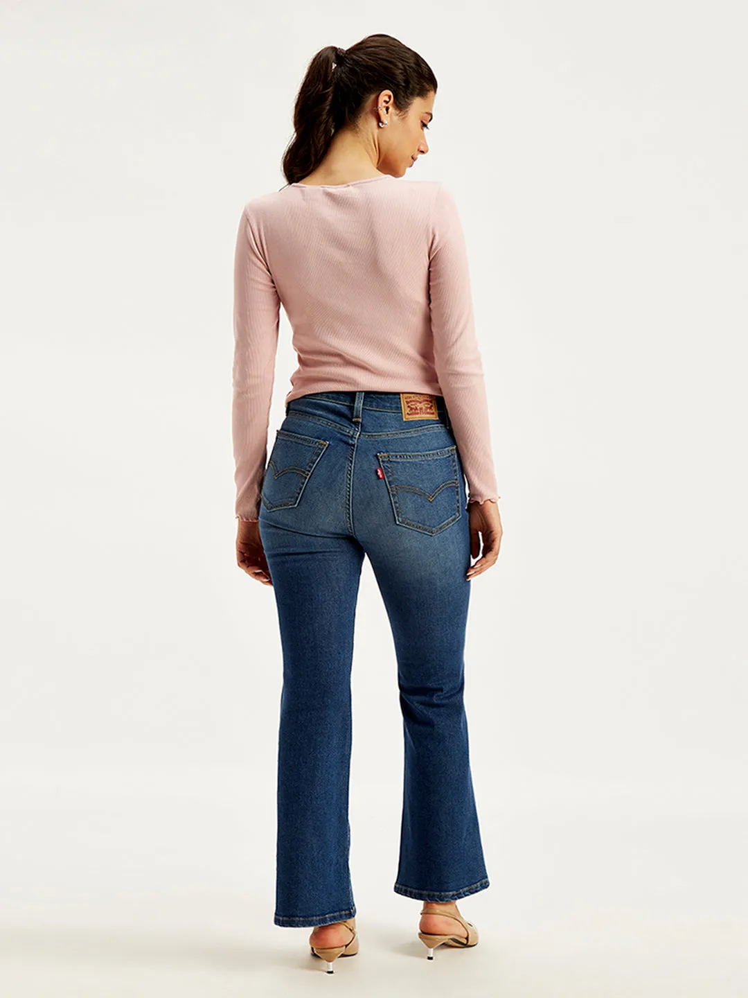 Women's 726 Indigo Slim Fit High Rise Jeans