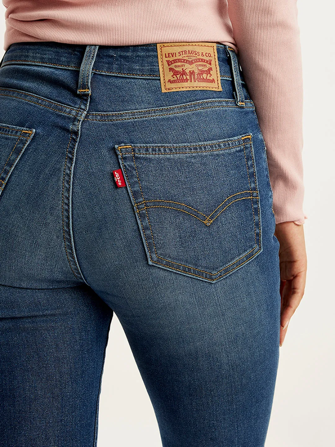 Women's 726 Indigo Slim Fit High Rise Jeans