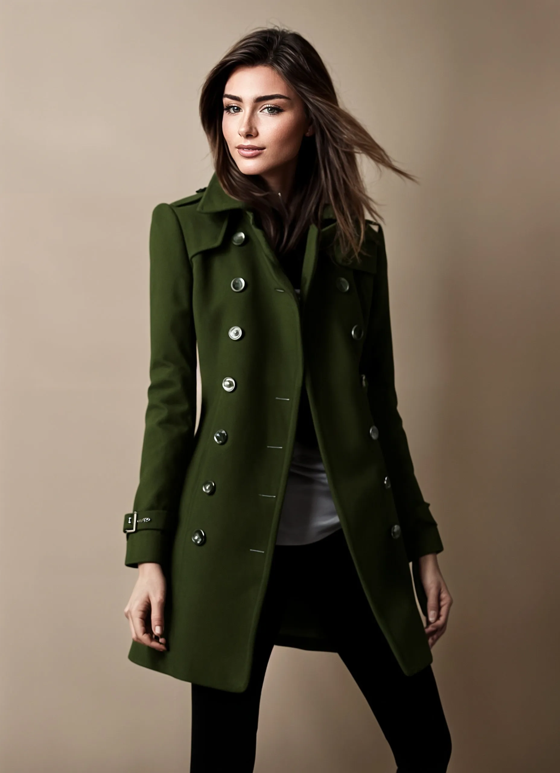 Women's elegant button-front jacket