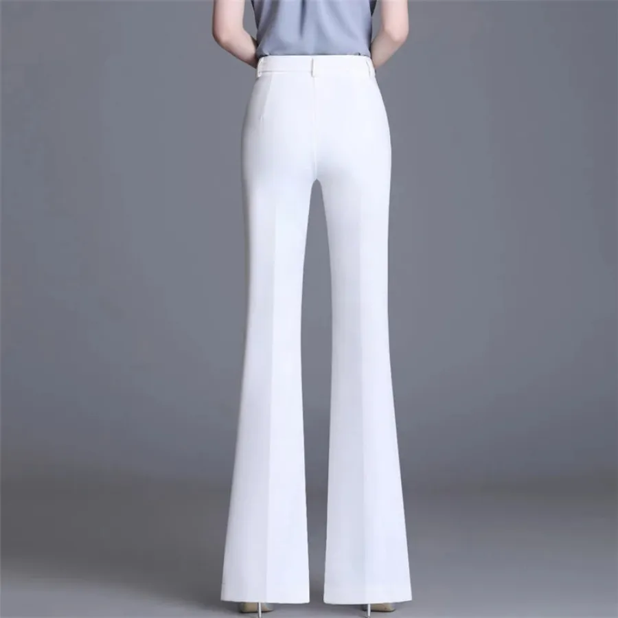 Women’s Elegant Slim Fit High Waist Flared Pants